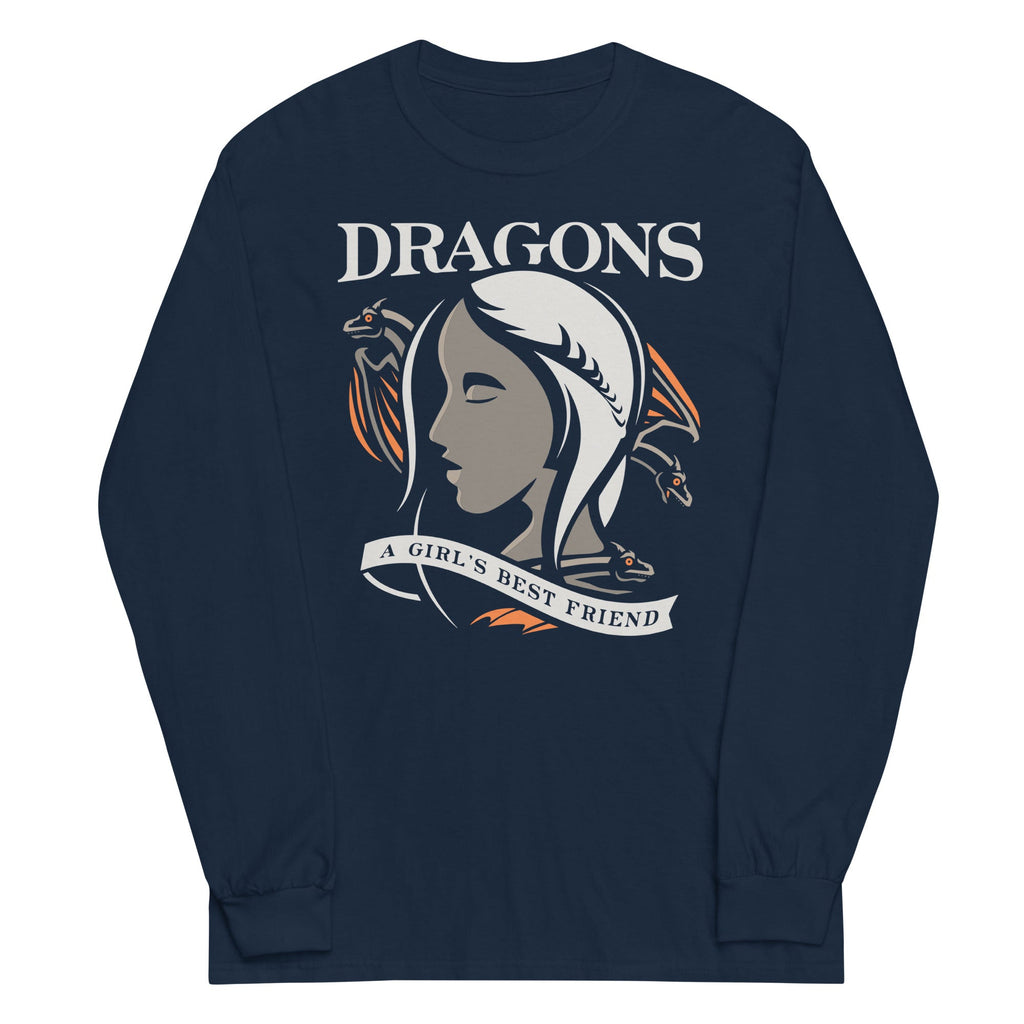 Dragons Are A Girl's Best Friend - Adult & Kids T-Shirts, Sweatshirts & Hoodies apparel design preview 1