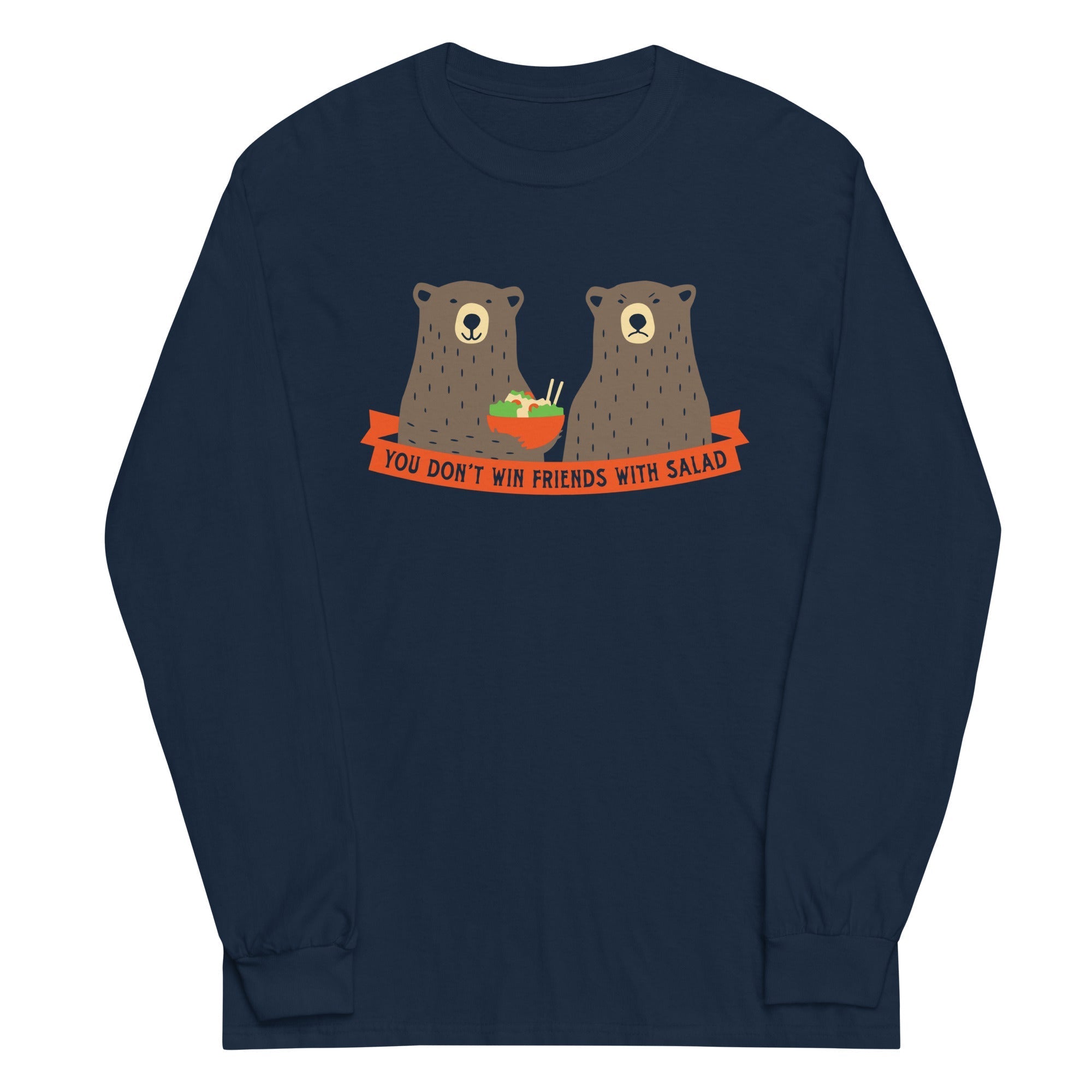 You Don't Win Friends With Salad - Adult & Kids T-Shirts, Sweatshirts & Hoodies apparel design preview 1