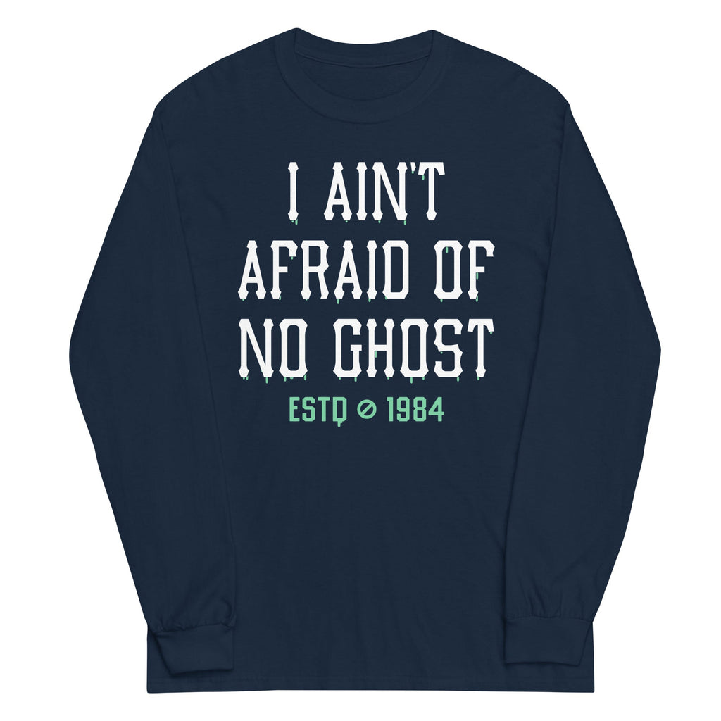 I Ain't Afraid Of No Ghost - Adult & Kids T-Shirts, Sweatshirts & Hoodies apparel design preview 1