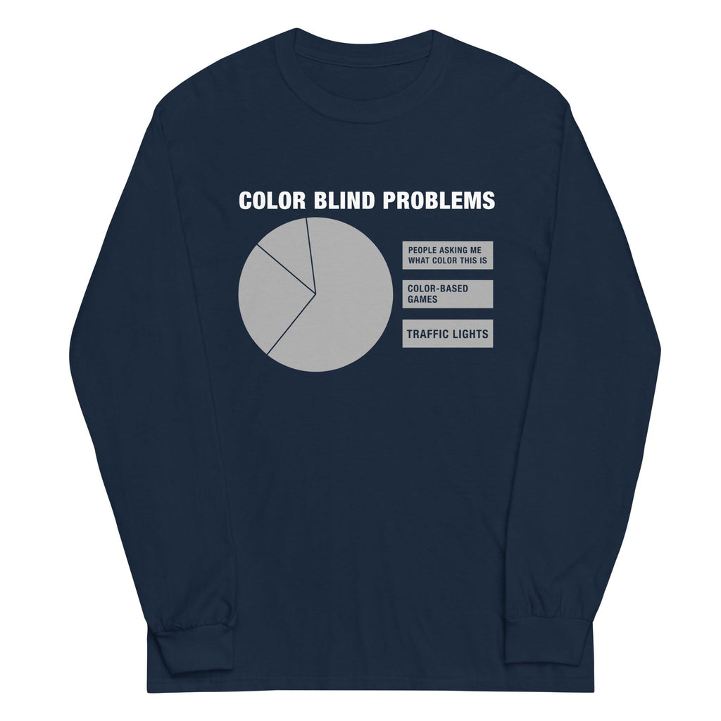 Color Blind Problems - Adult & Kids T-Shirts, Sweatshirts & Hoodies apparel design preview 1