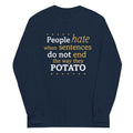Sentences That End In Potato - Adult & Kids T-Shirts, Sweatshirts & Hoodies apparel design preview 1