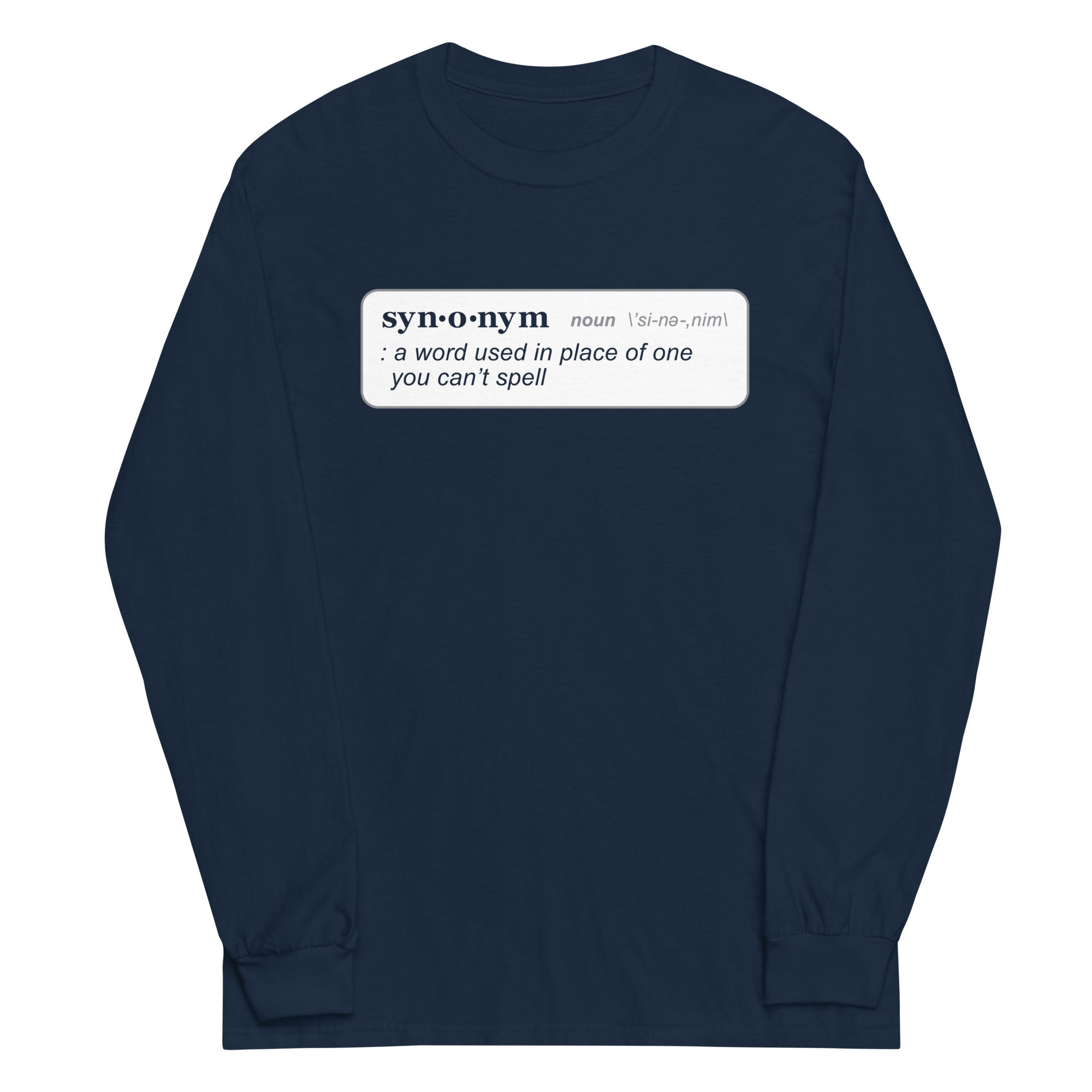 Synonym Definition - Adult & Kids T-Shirts, Sweatshirts & Hoodies apparel design preview 1