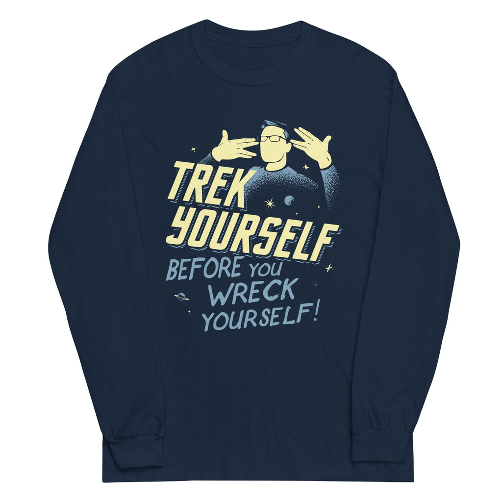 Trek Yourself Before You Wreck - Adult & Kids T-Shirts, Sweatshirts & Hoodies apparel design preview 1