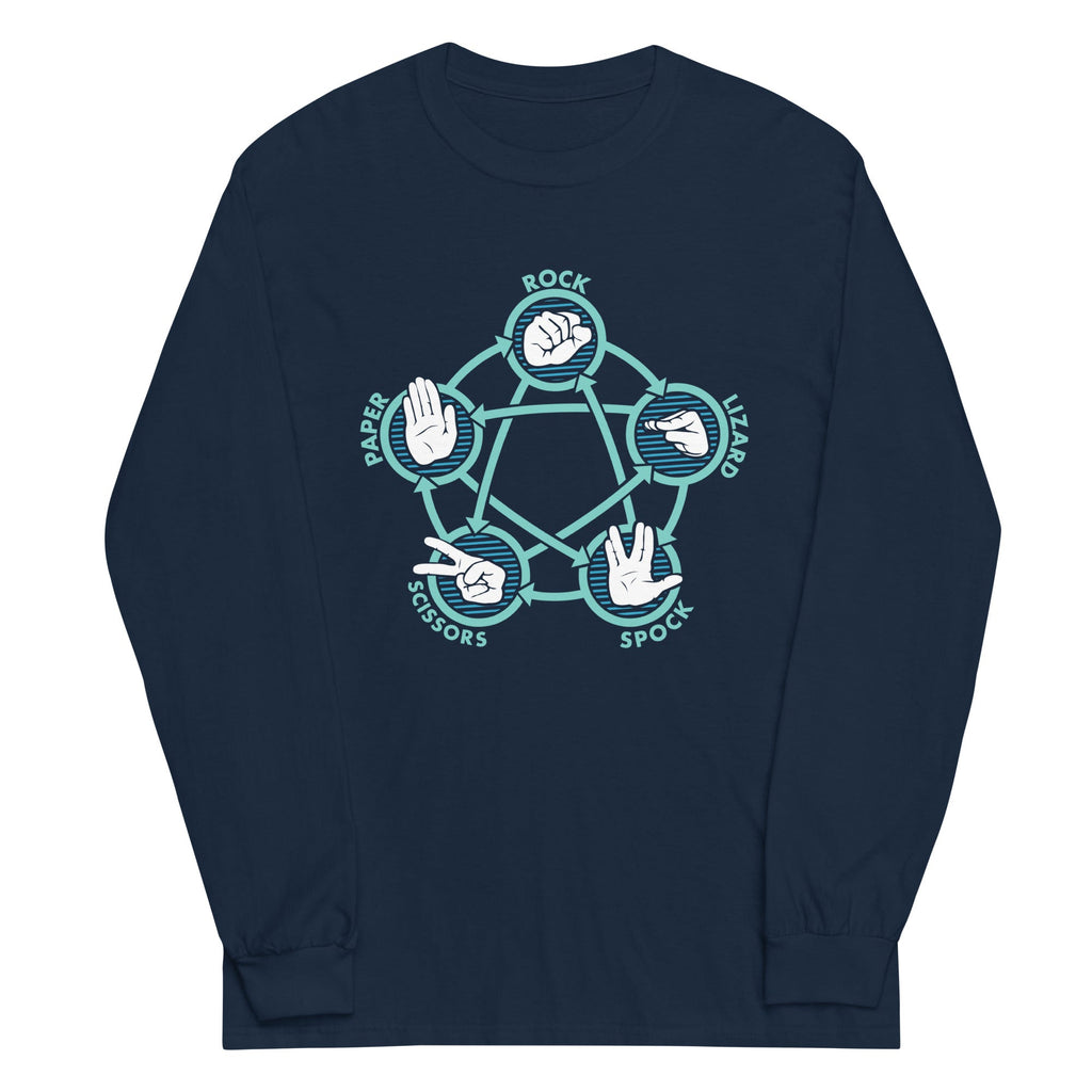 Rock Paper Scissors Lizard Spock - Adult & Kids T-Shirts, Sweatshirts & Hoodies apparel design preview 1