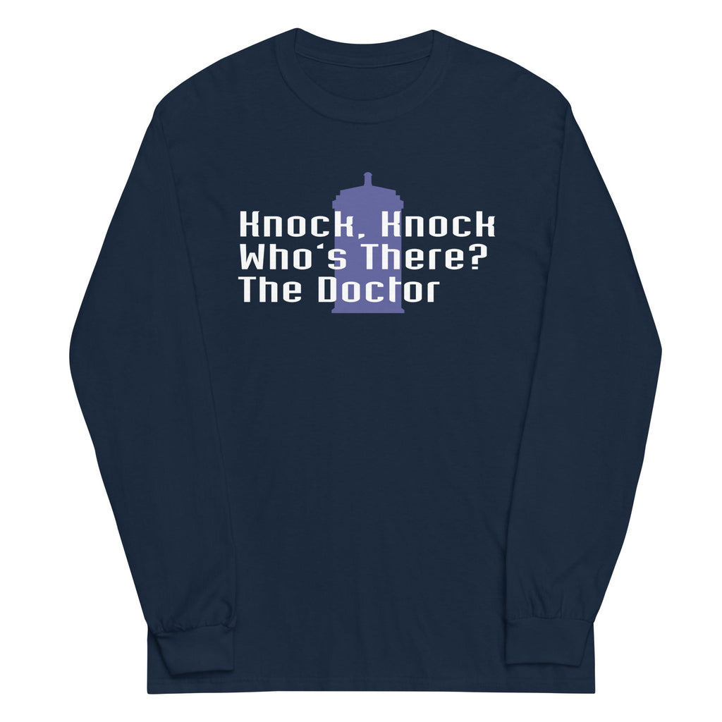 Knock Who's There? The Doctor - Adult & Kids T-Shirts, Sweatshirts & Hoodies apparel design preview 1