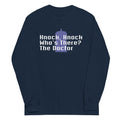 Knock Who's There? The Doctor - Adult & Kids T-Shirts, Sweatshirts & Hoodies apparel design preview 1