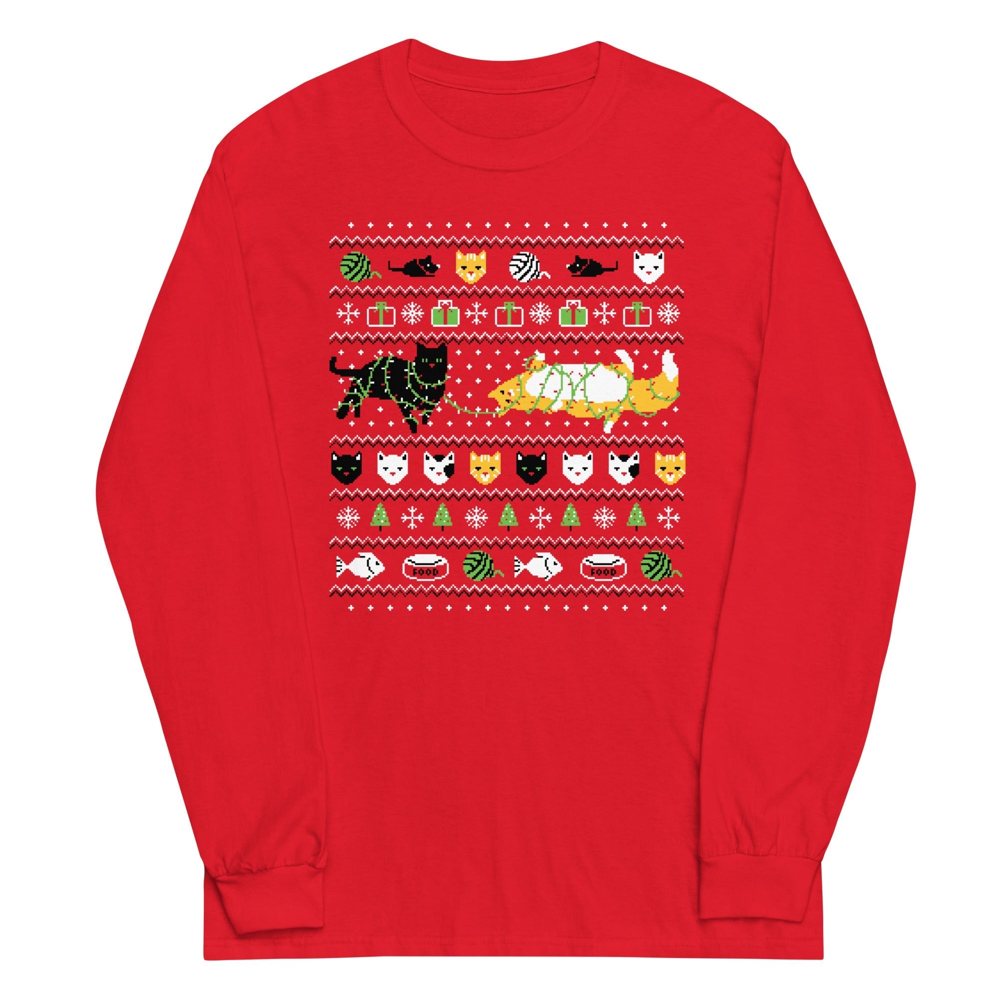Ugly Cat Sweater - Adult & Kids T-Shirts, Sweatshirts & Hoodies apparel design preview 1