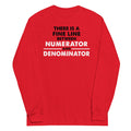 There Is A Fine Line Between Numerator And - Adult & Kids T-Shirts, Sweatshirts & Hoodies apparel design preview 1