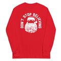 Don't Stop Believing Santa - Adult & Kids T-Shirts, Sweatshirts & Hoodies apparel design preview 1