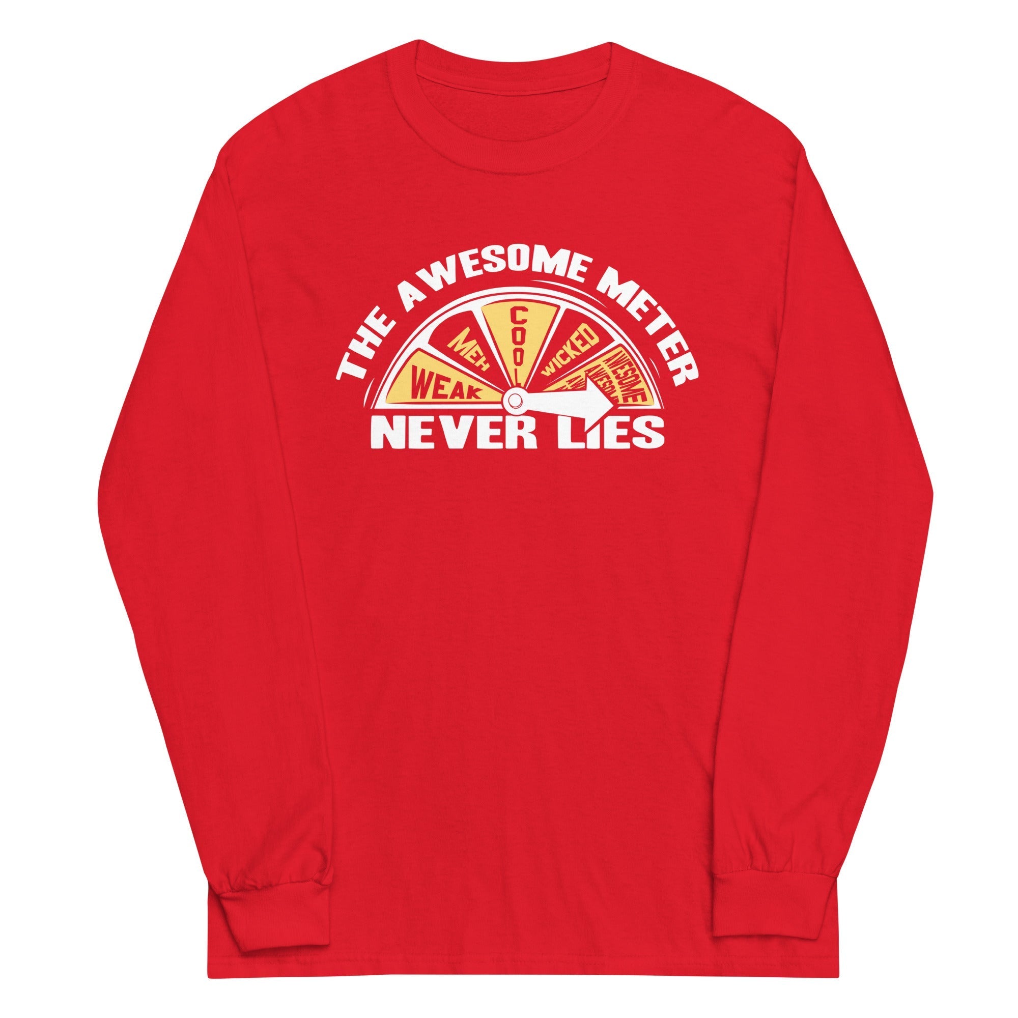 The Awesome Meter - Adult & Kids T-Shirts, Sweatshirts & Hoodies apparel design preview 1