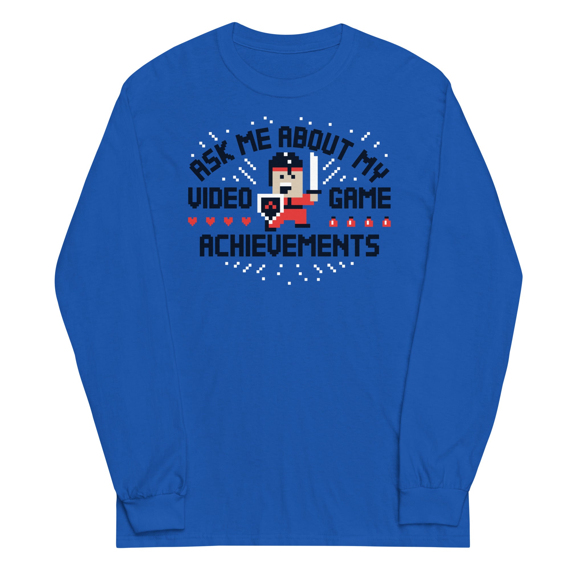Ask Me About My Video Game Achievements - Adult & Kids T-Shirts, Sweatshirts & Hoodies apparel design preview 1