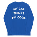 My Cat Thinks I'm Cool - Adult & Kids T-Shirts, Sweatshirts & Hoodies apparel design preview 1