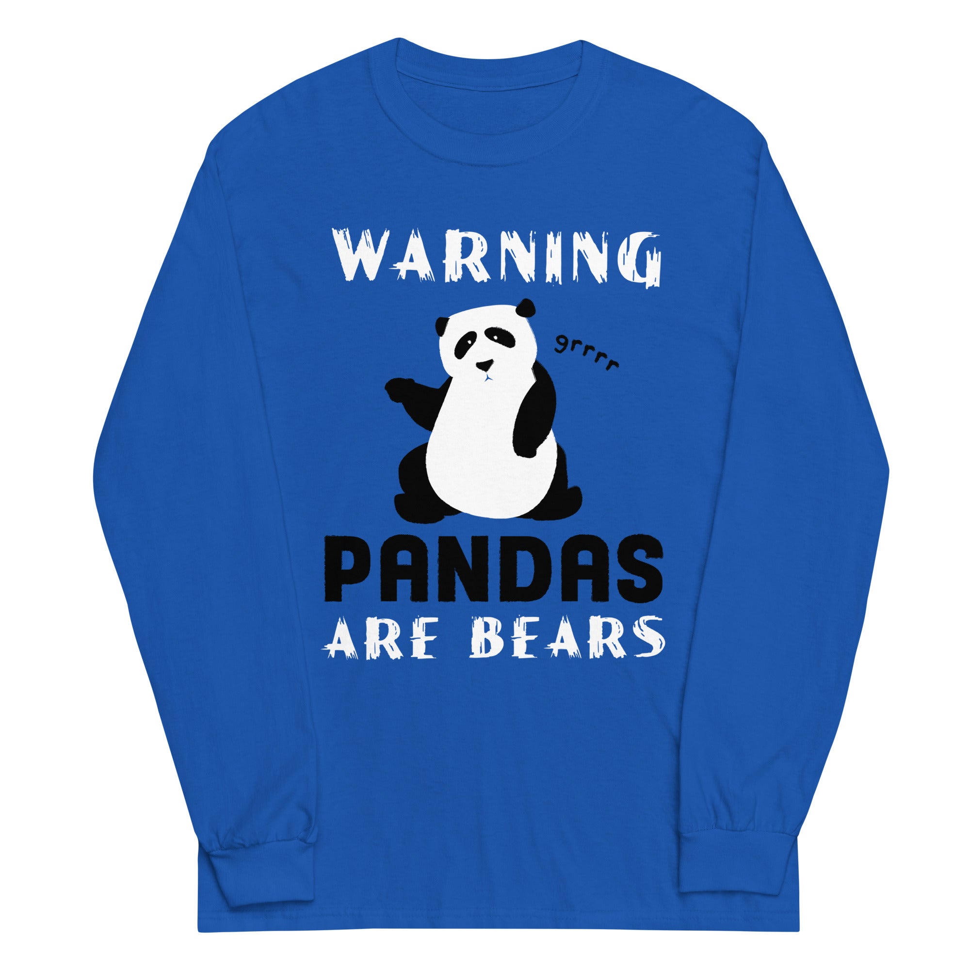 Warning, Pandas Are Bears - Adult & Kids T-Shirts, Sweatshirts & Hoodies apparel design preview 1