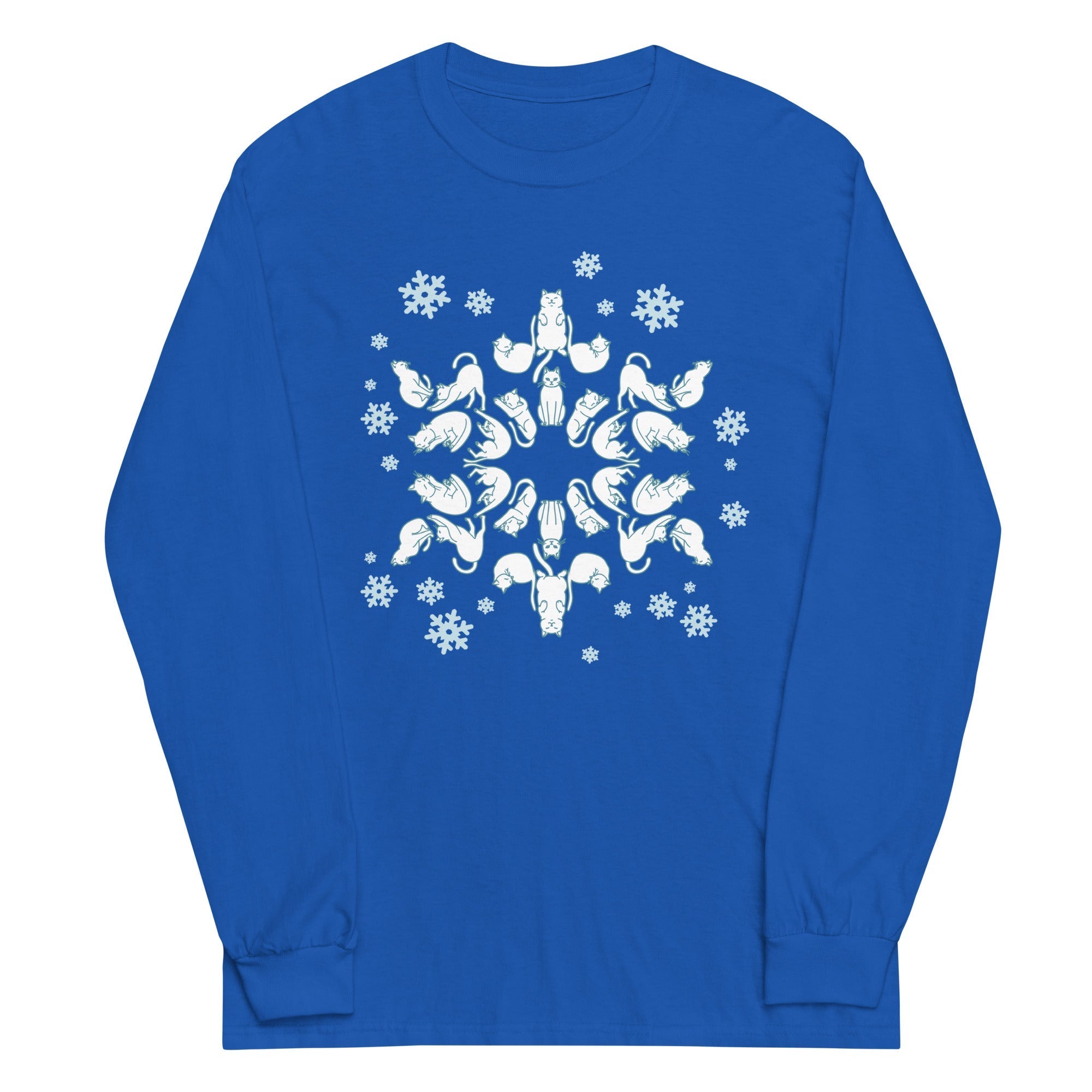 Cat Snowflake - Adult & Kids T-Shirts, Sweatshirts & Hoodies apparel design preview 1