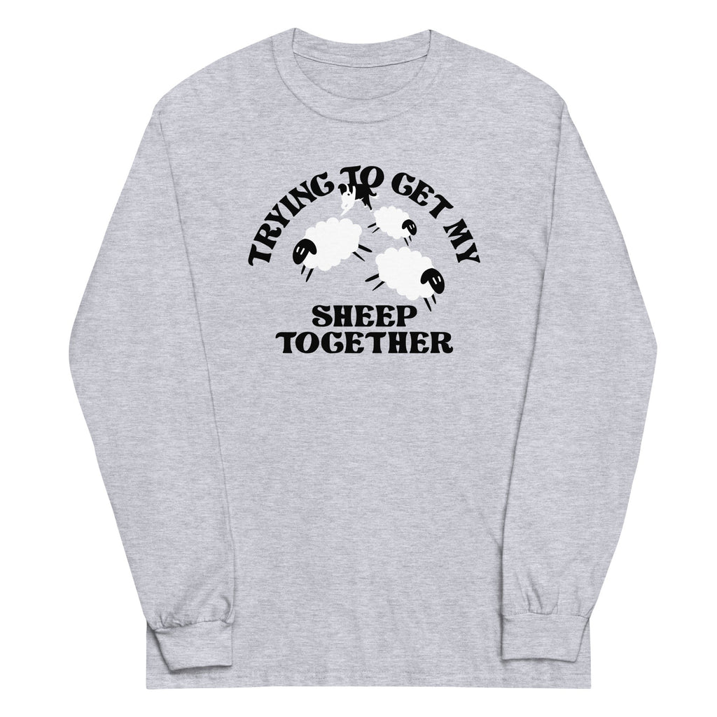 Trying To Get My Sheep Together - Adult & Kids T-Shirts, Sweatshirts & Hoodies apparel design preview 1