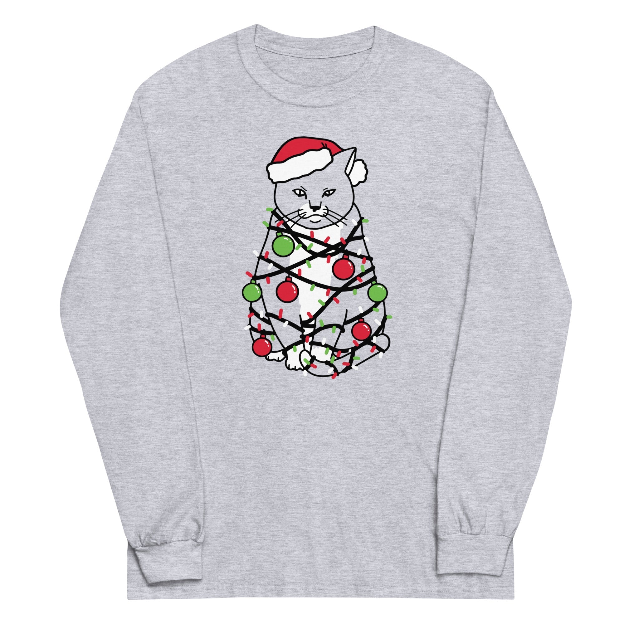 Meowy Christmas - Adult & Kids T-Shirts, Sweatshirts & Hoodies apparel design preview 1