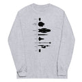 Space Ship Timeline - Adult & Kids T-Shirts, Sweatshirts & Hoodies apparel design preview 1