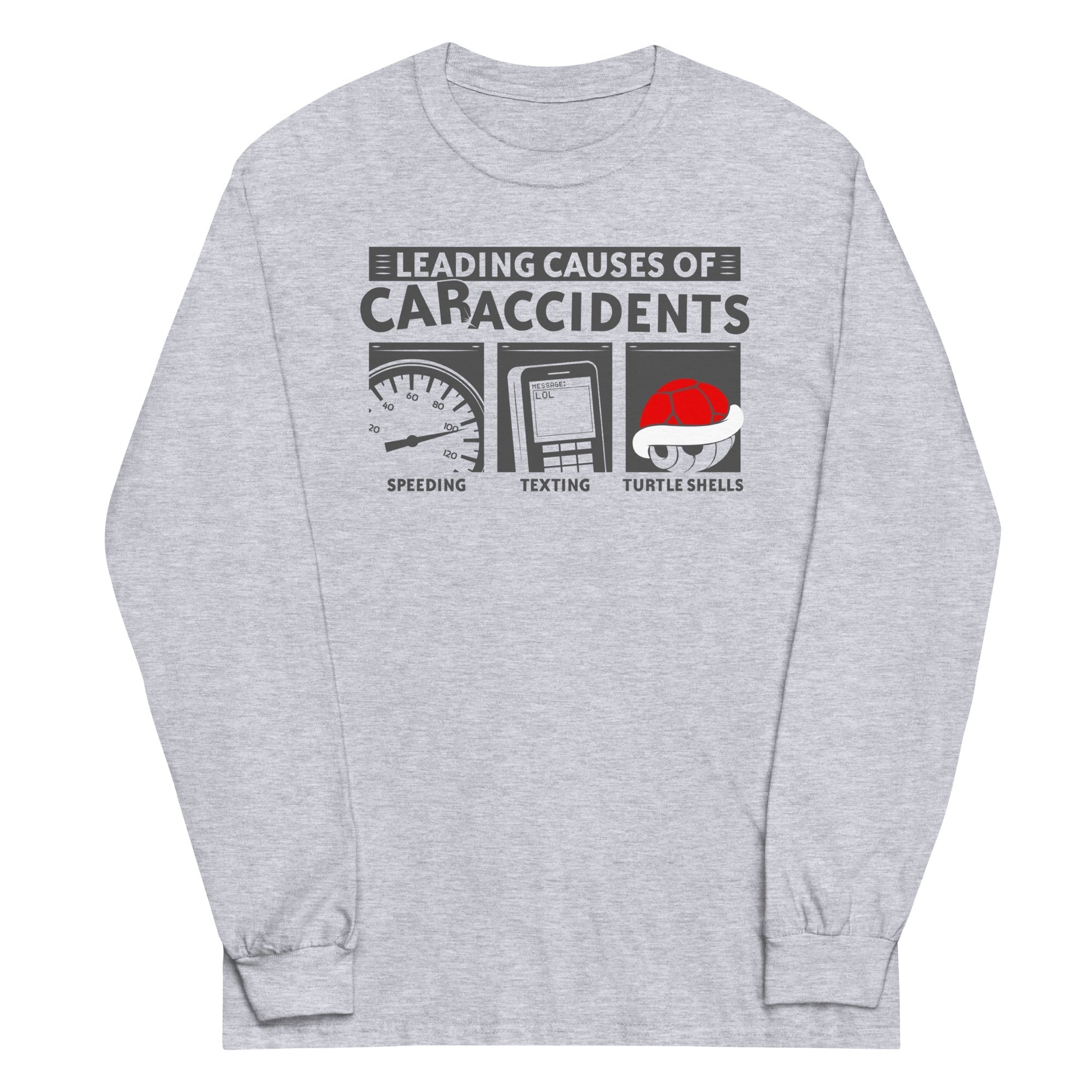 Leading Causes of Accidents - Adult & Kids T-Shirts, Sweatshirts & Hoodies apparel design preview 1