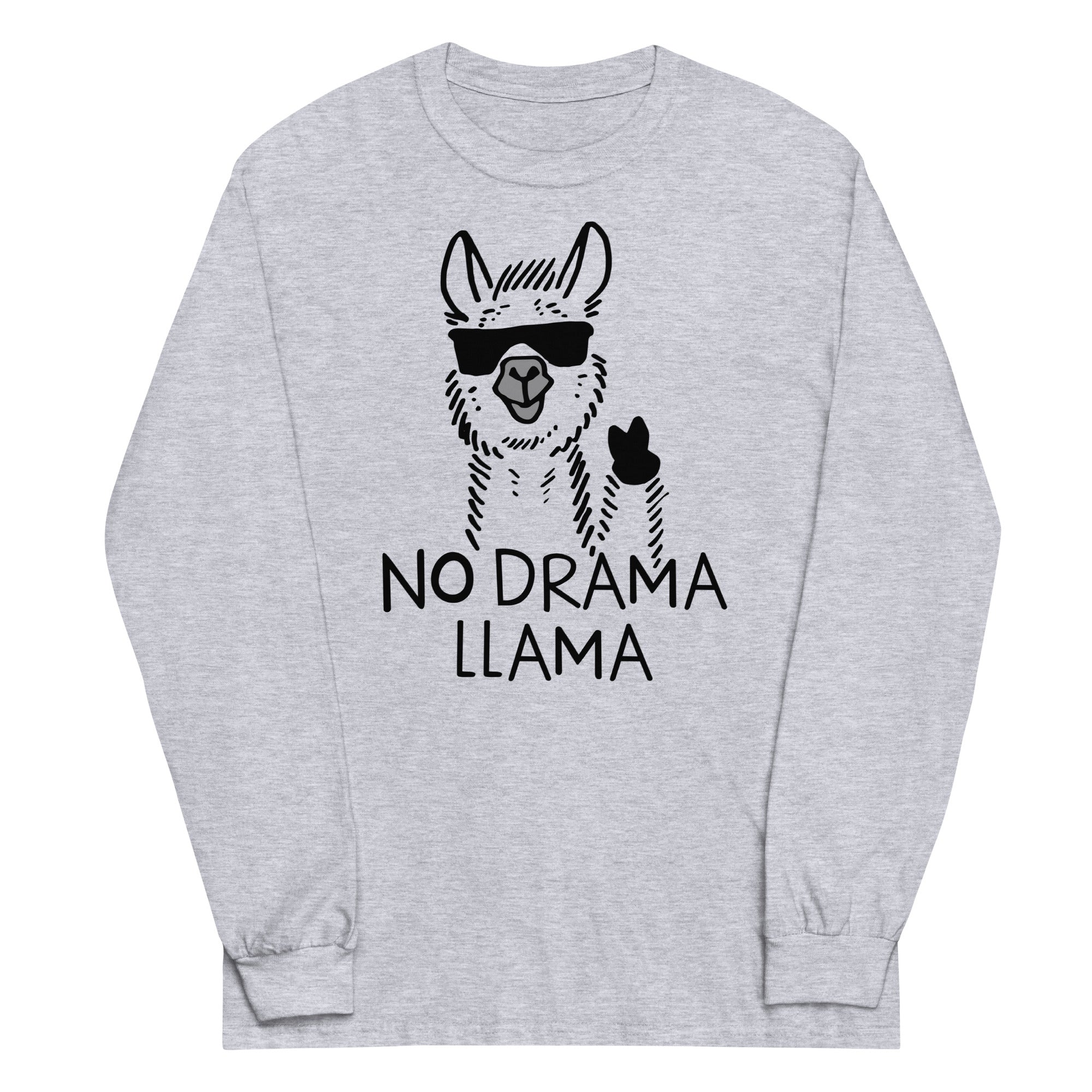 No Drama Llama - Adult & Kids T-Shirts, Sweatshirts & Hoodies apparel design preview 1