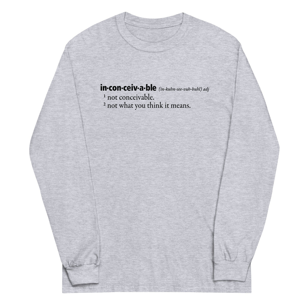 Inconceivable Definition - Adult & Kids T-Shirts, Sweatshirts & Hoodies apparel design preview 1