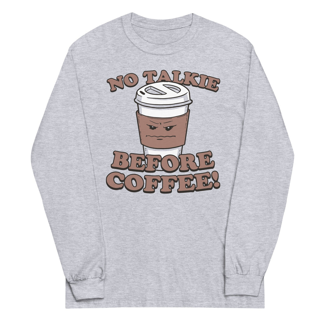 No Talkie Before Coffee! - Adult & Kids T-Shirts, Sweatshirts & Hoodies apparel design preview 1