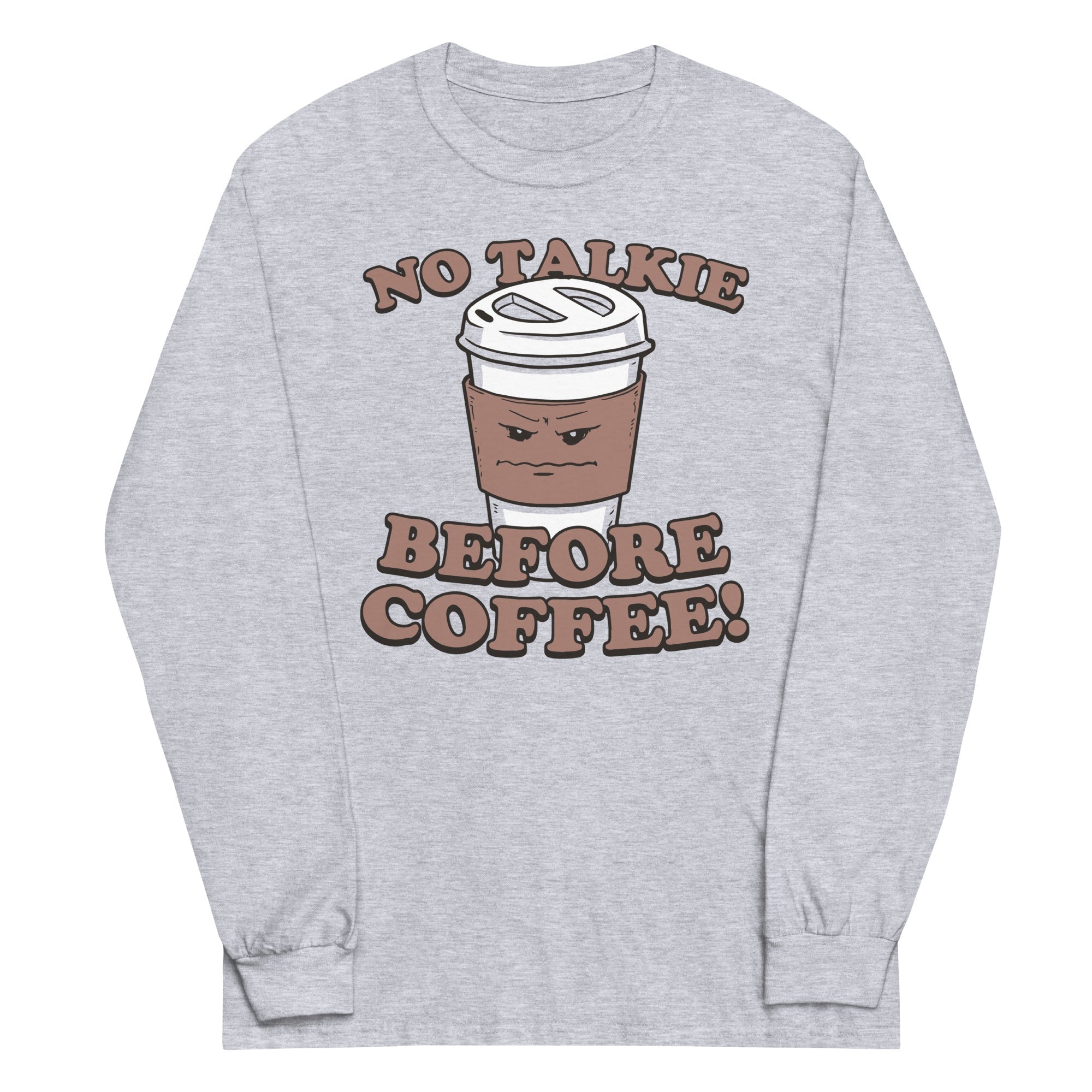 No Talkie Before Coffee! - Adult & Kids T-Shirts, Sweatshirts & Hoodies apparel design preview 1