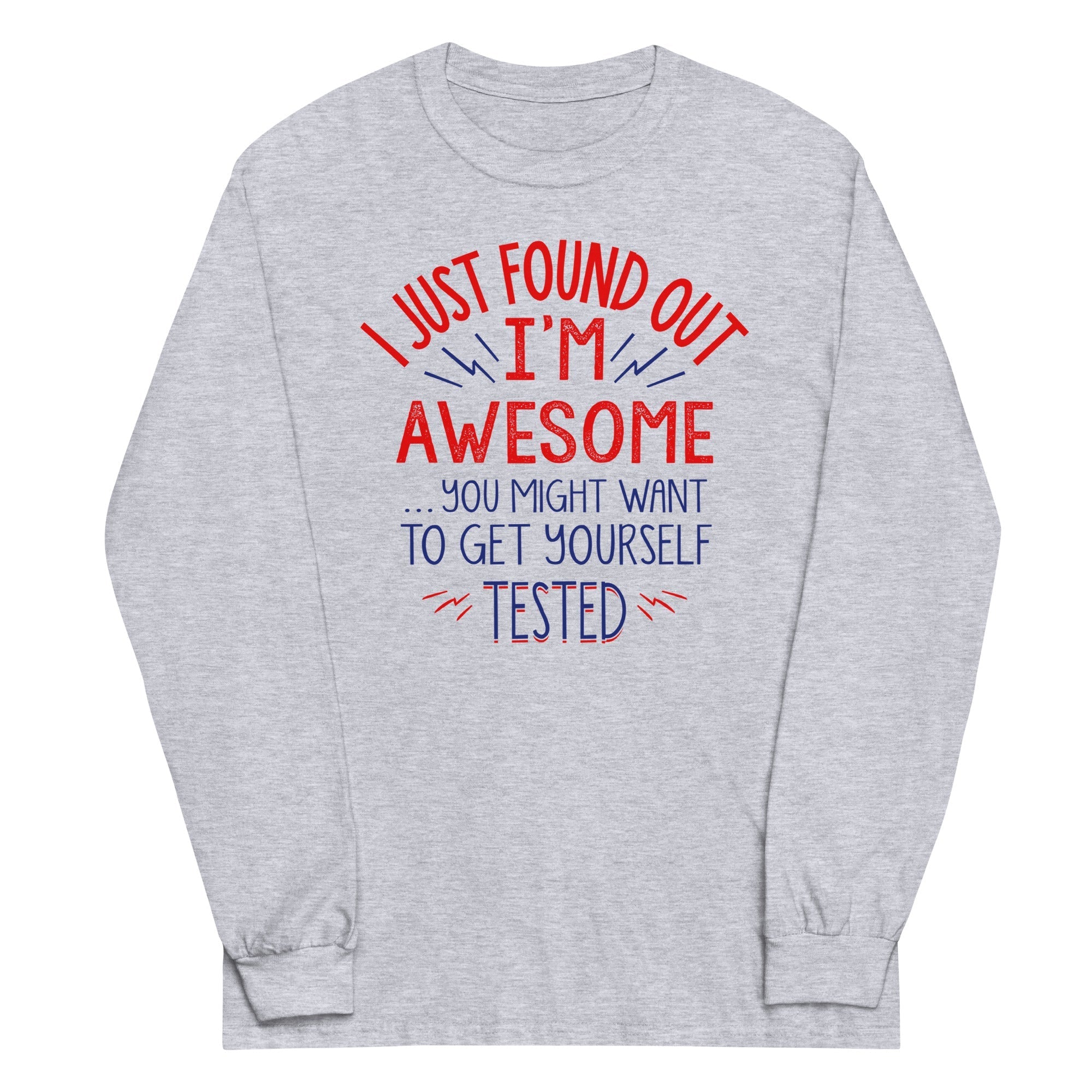 I'm Awesome, Get Yourself Tested - Adult & Kids T-Shirts, Sweatshirts & Hoodies apparel design preview 1