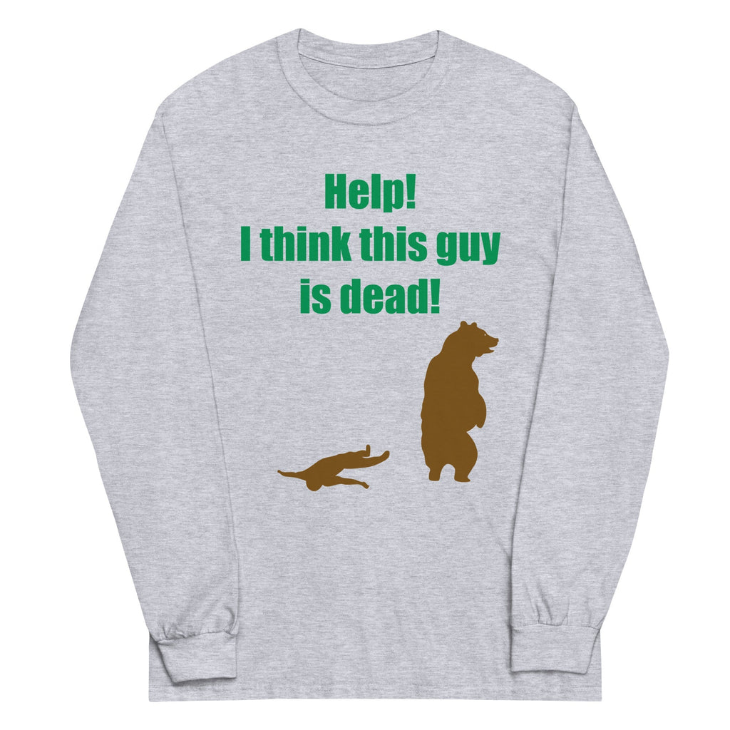 Help! I Think This Guy Is Dead! - Adult & Kids T-Shirts, Sweatshirts & Hoodies apparel design preview 1