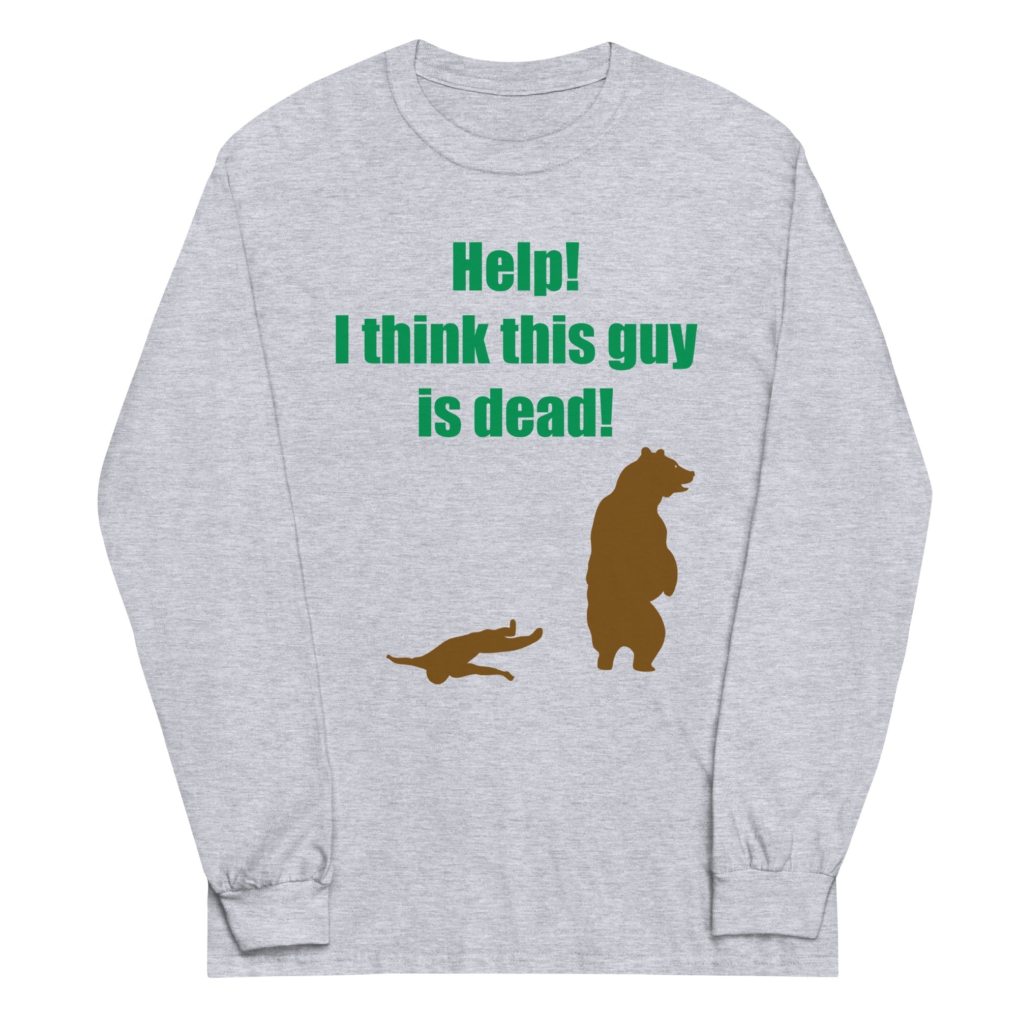 Help! I Think This Guy Is Dead! - Adult & Kids T-Shirts, Sweatshirts & Hoodies apparel design preview 1
