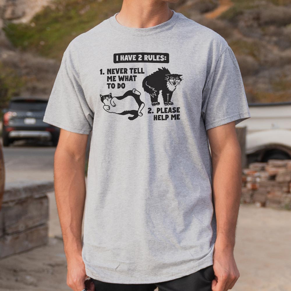 My 2 Rules - Adult & Kids T-Shirts, Sweatshirts & Hoodies apparel design preview 1