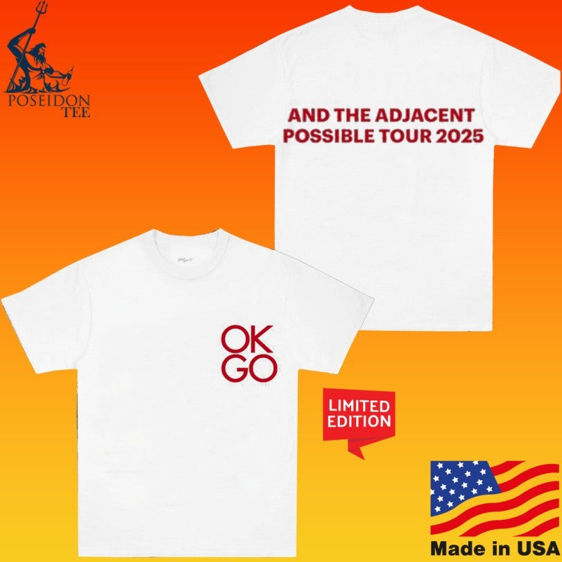Ok Go And The Adjacent Possible Tour 2025 Spring - Adult & Kids T-Shirts, Sweatshirts & Hoodies apparel design preview 1