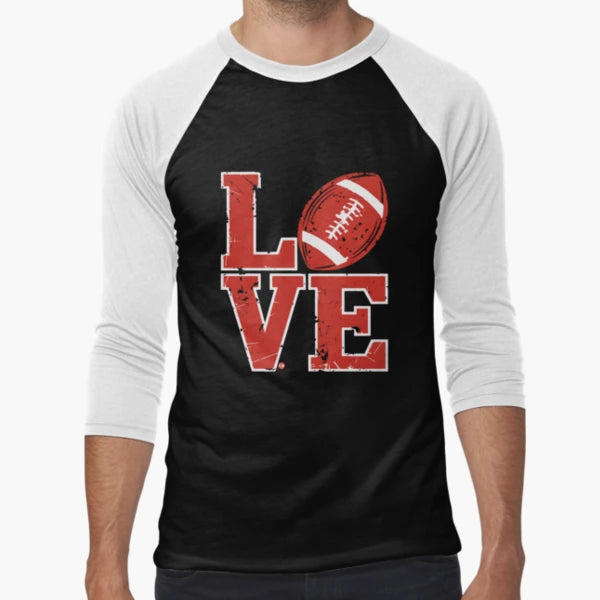 Love American Football T-Shirt - Fun Novelty Design Men Women - T-Shirt, Sweatshirt, Hoodie