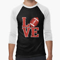 Love American Football T-Shirt - Fun Novelty Design Men Women - T-Shirt, Sweatshirt, Hoodie