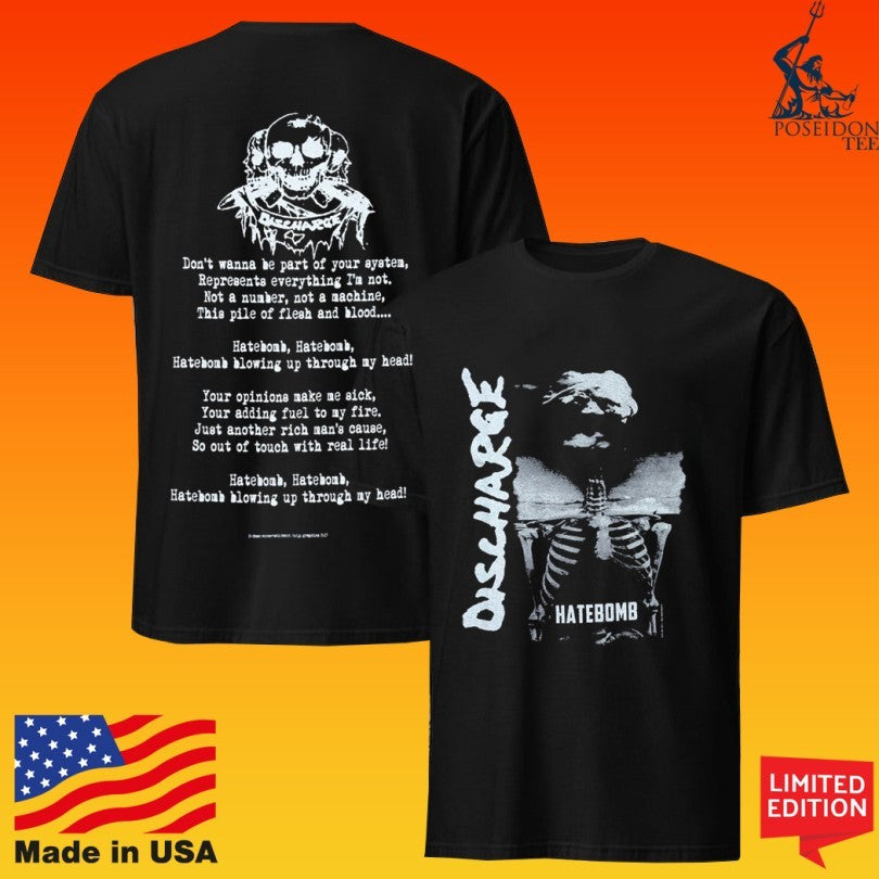 Reborn Bkk Discharge Hate Bomb - Adult & Kids T-Shirts, Sweatshirts & Hoodies apparel design preview 1