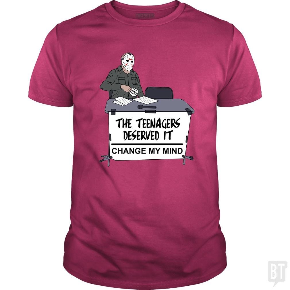 The Teenagers Deserved It - Adult & Kids T-Shirts, Sweatshirts & Hoodies apparel design preview 1