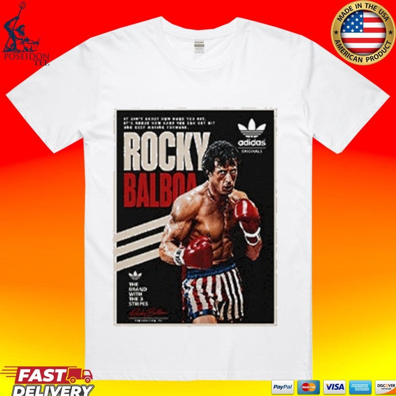 Rocky Balboa It Ain't About How Hard You Hit - Adult & Kids T-Shirts, Sweatshirts & Hoodies apparel design preview 1