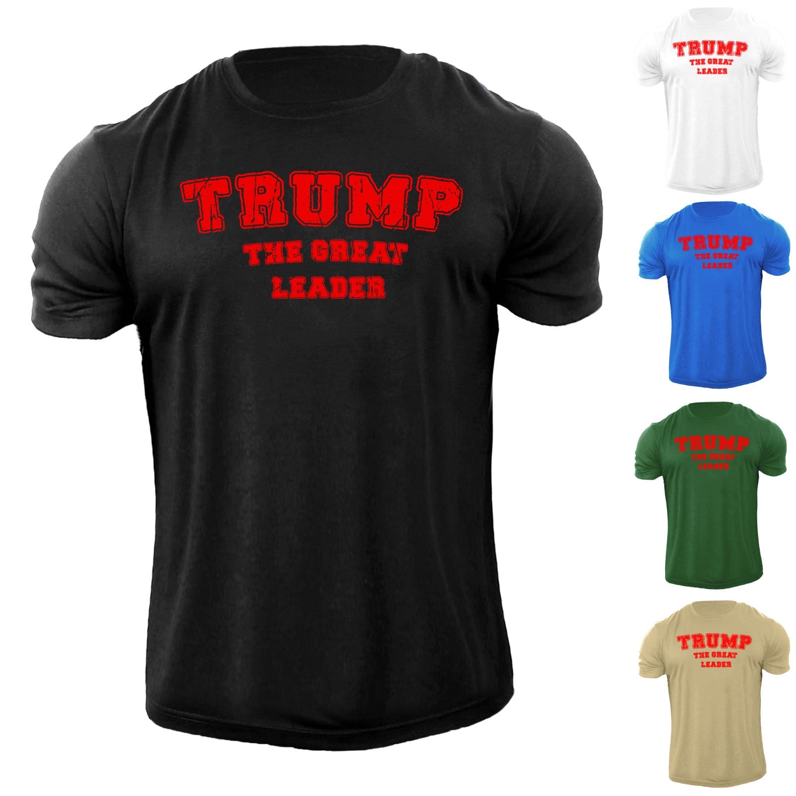 New Men's Trump The Great Leader USA 2024 Patriotic - Adult & Kids T-Shirts, Sweatshirts & Hoodies apparel design preview 1