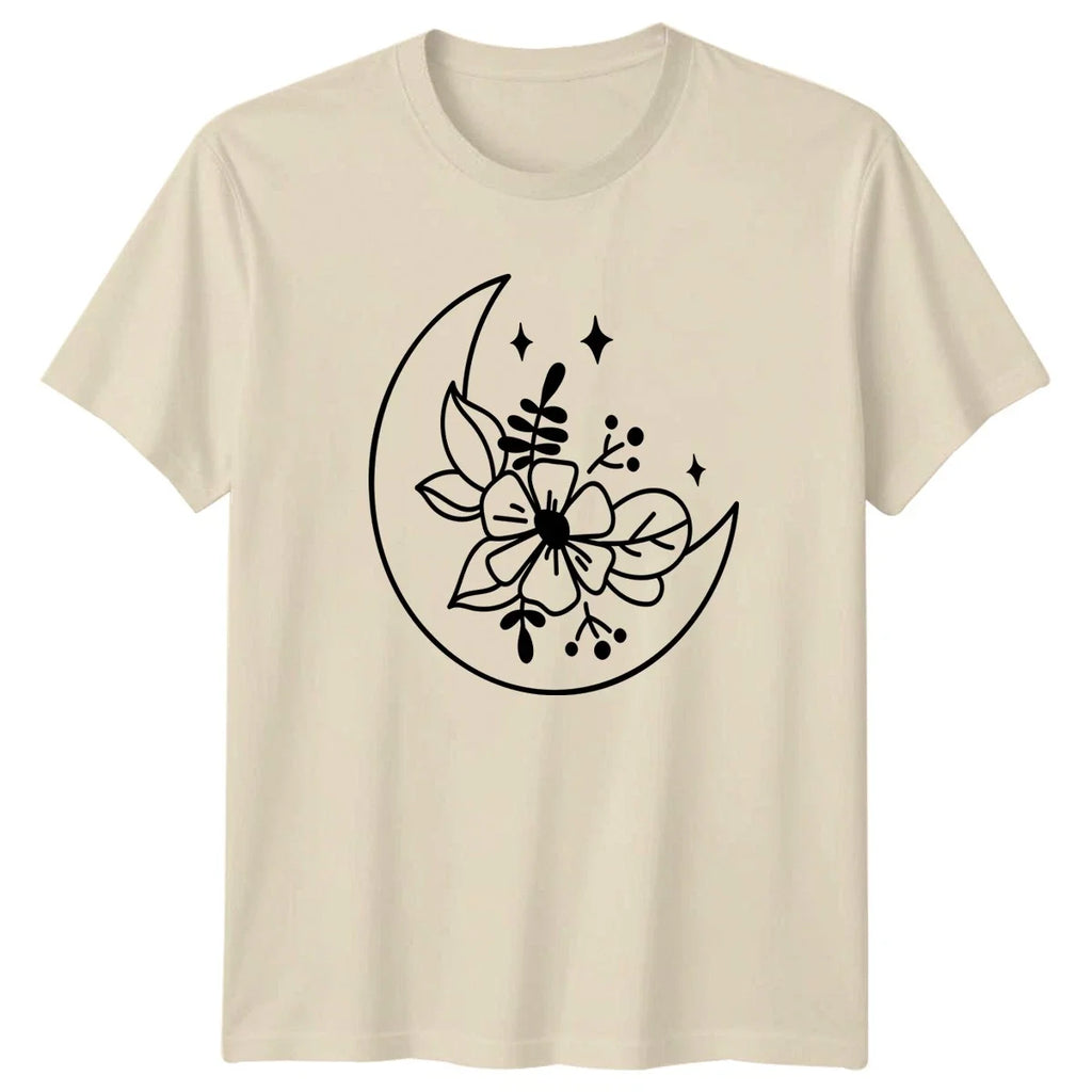Boho Moon Floral Botanical Celestial Nature Birthday - Adult & Kids T-Shirts, Sweatshirts & Hoodies apparel design preview 1