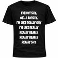I'm Not Shy… Ok I Am Funny Introvert Social Anxiety - Adult & Kids T-Shirts, Sweatshirts & Hoodies apparel design preview 1