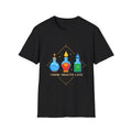 Retro Gamer Pixel Potion Bottles Mana Health Luck - Adult & Kids T-Shirts, Sweatshirts & Hoodies apparel design preview 1