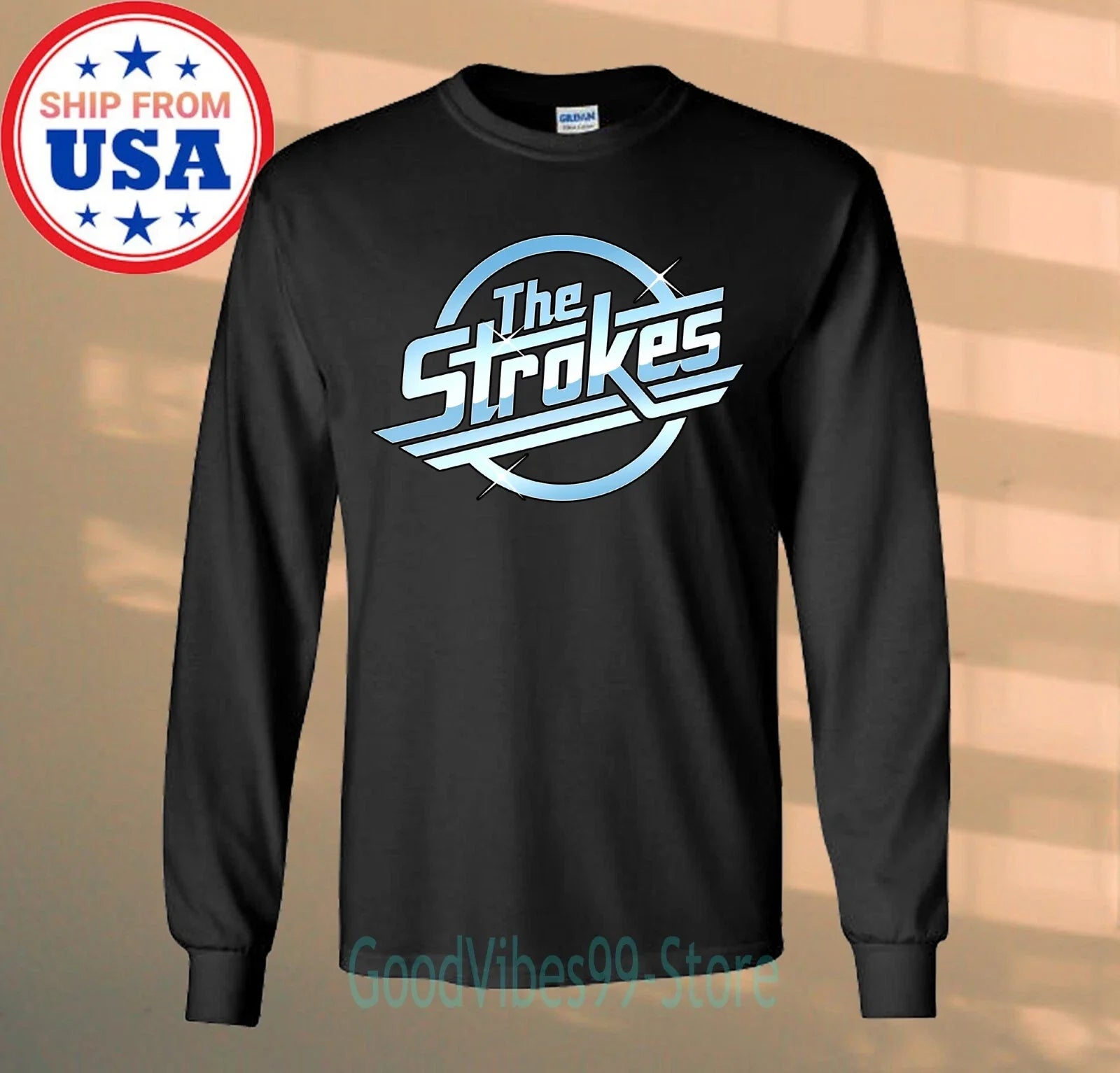 The Strokes Black Size S-2XL - Adult & Kids T-Shirts, Sweatshirts & Hoodies apparel design preview 1