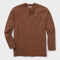 NEW Duluth Trading Co Longtail T Relaxed Henley Brown - Adult & Kids T-Shirts, Sweatshirts & Hoodies apparel design preview 1