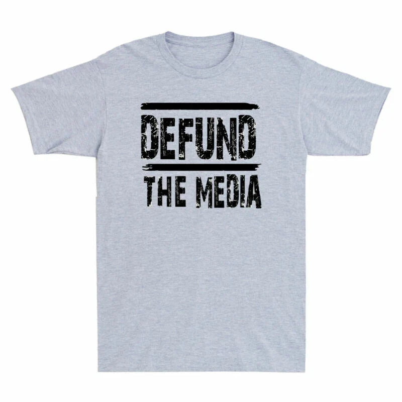 Men's Defund News Top Vintage Fake Sarcasm Quotes - Adult & Kids T-Shirts, Sweatshirts & Hoodies apparel design preview 1