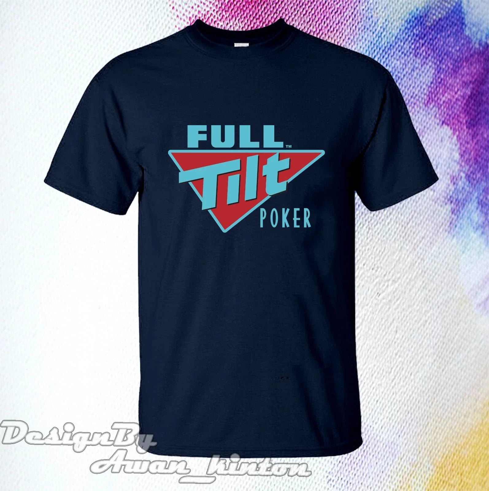 Funny Full Tilt Poker Logo Made In Usa Cotton - Adult & Kids T-Shirts, Sweatshirts & Hoodies apparel design preview 1