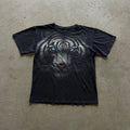 Vintage Y2K Liquid Blue Tiger Size Medium Black White - Adult & Kids T-Shirts, Sweatshirts & Hoodies apparel design preview 1