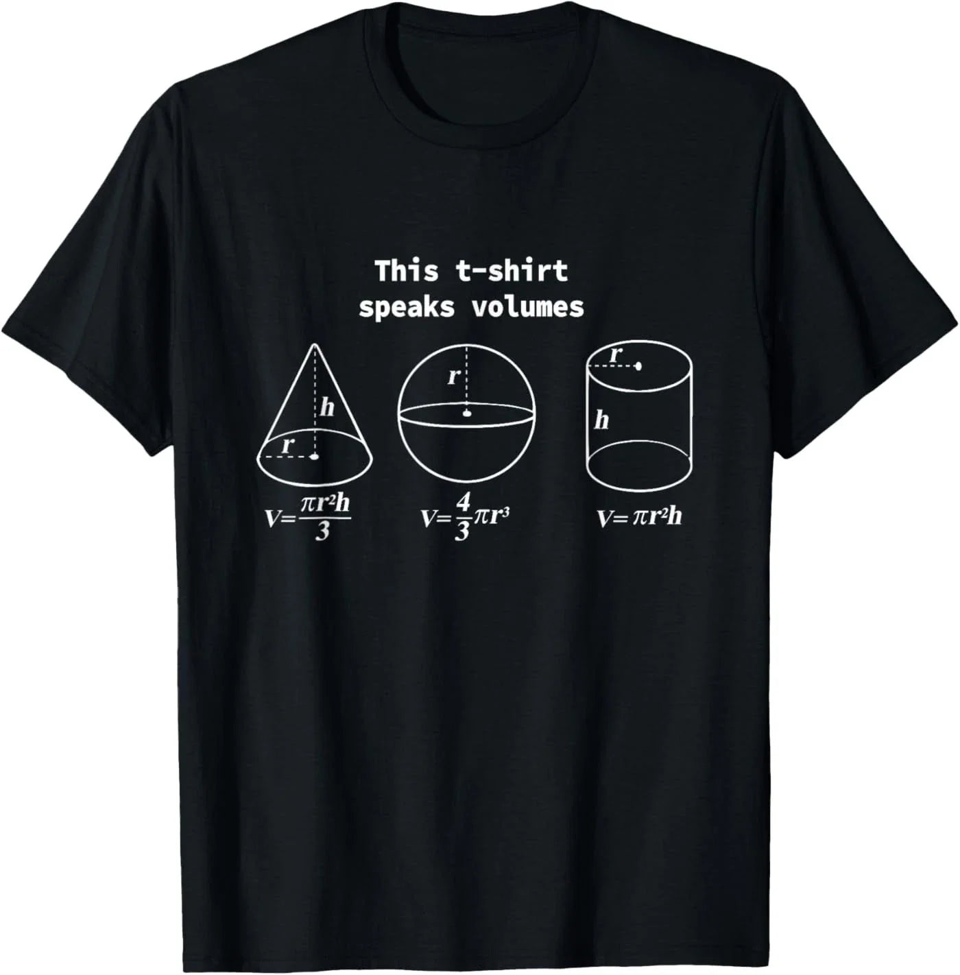 This Speaks Volumes Funny Maths Science Geeky Pun - Adult & Kids T-Shirts, Sweatshirts & Hoodies apparel design preview 1