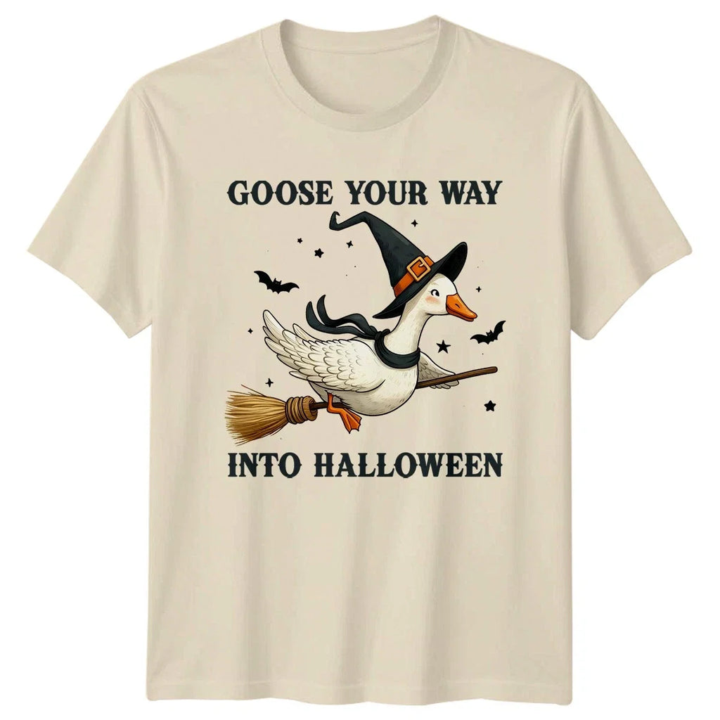 Goose Your Way Into Halloween Funny Animal Gift For - Adult & Kids T-Shirts, Sweatshirts & Hoodies apparel design preview 1