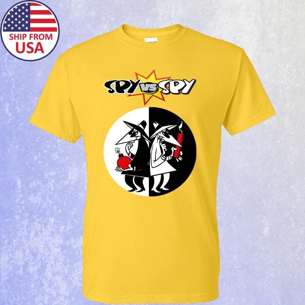 Spy vs Cartoon Men's Size S-5XL - Adult & Kids T-Shirts, Sweatshirts & Hoodies apparel design preview 1