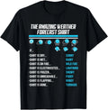 Funny Sarcastic Weather Forecast Quote For A Humor - Adult & Kids T-Shirts, Sweatshirts & Hoodies apparel design preview 1