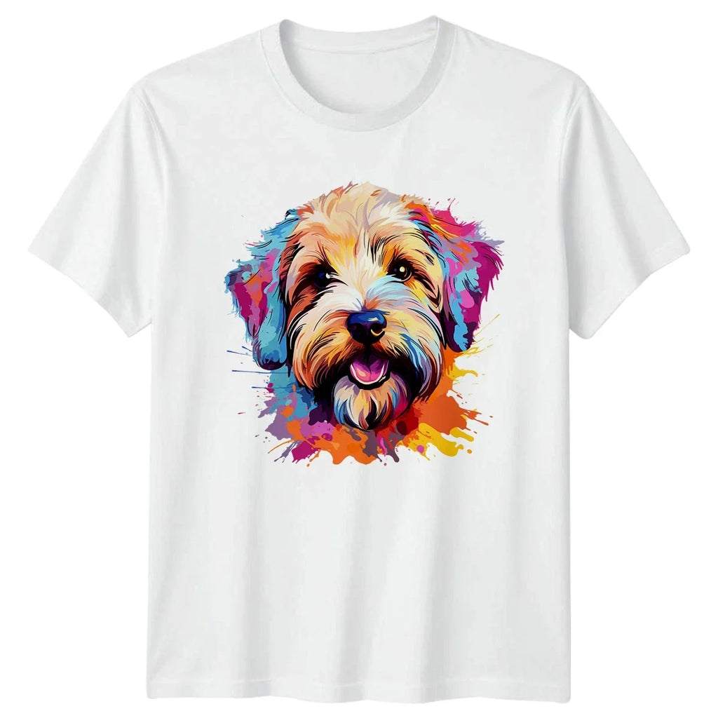 Colorful Dog Face Pet Portrait Lover Gift For Him And - Adult & Kids T-Shirts, Sweatshirts & Hoodies apparel design preview 1